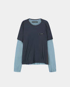 T-shirt Brad blu a strati doppiata - YES SHOPT-shirtANDERSON BELLATB1531M-XXS