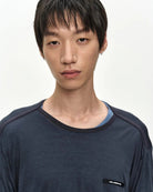 T-shirt Brad blu a strati doppiata - YES SHOPT-shirtANDERSON BELLATB1531M-XXS