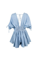 Abito Cadimare in denim con fiori rialzati - YES SHOPAbitiODI' ODI'CADIMARE-XXS1832456742771