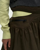 Gonna cargo a palloncino verde khaki - YES SHOPGonneADSB ANDERSSON BELLAPA897W-IT 34