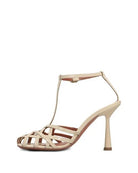 Sandalo Lidia a gabbia in vernice nude - YES SHOPScarpe elegantiCASTAGNALIDIA-IT 367159185235771