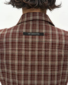 Camicia smanicata check bruciato con orlo tondo - YES SHOPCamicieADSB ANDERSSON BELLATB1569W-XXS