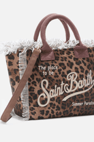Borsa Colette in canvas marrone stampa leopard - YES SHOPBorse a spallaMC2 SAINT BARTHCOL001-00190L-Taglia unica1148072950871