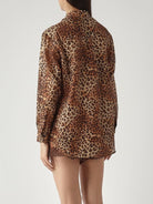 Camicia Brigitte in seta voile stampa maculata - YES SHOPCamicieMC2 SAINT BARTHBRIG001/00168L-XXS