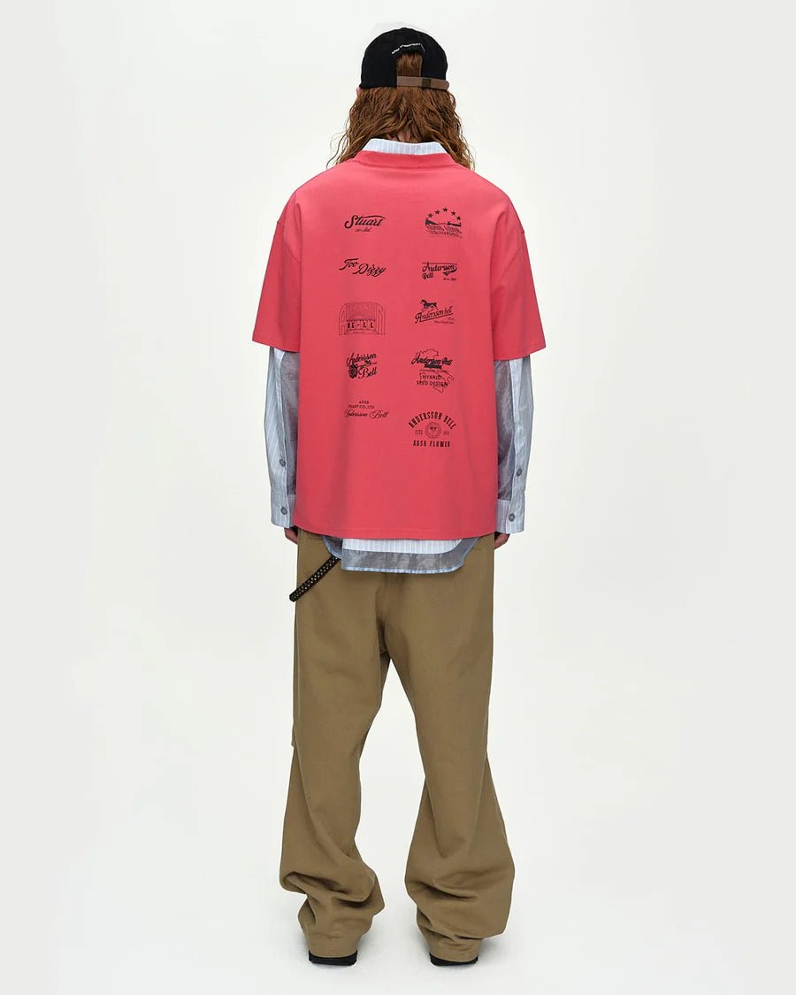 T-shirt rosa con logo archive - YES SHOPT-shirtANDERSON BELLATB1422U-XXS