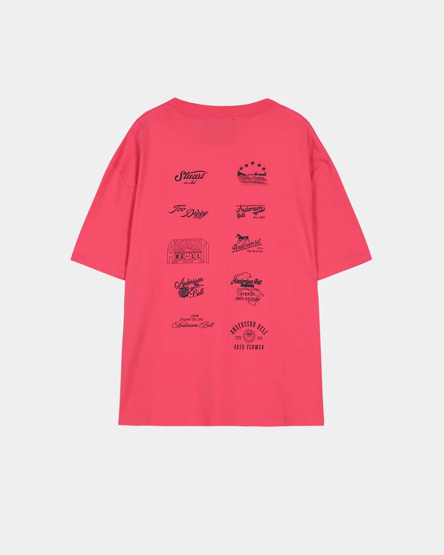 T-shirt rosa con logo archive - YES SHOPT-shirtANDERSON BELLATB1422U-XXS