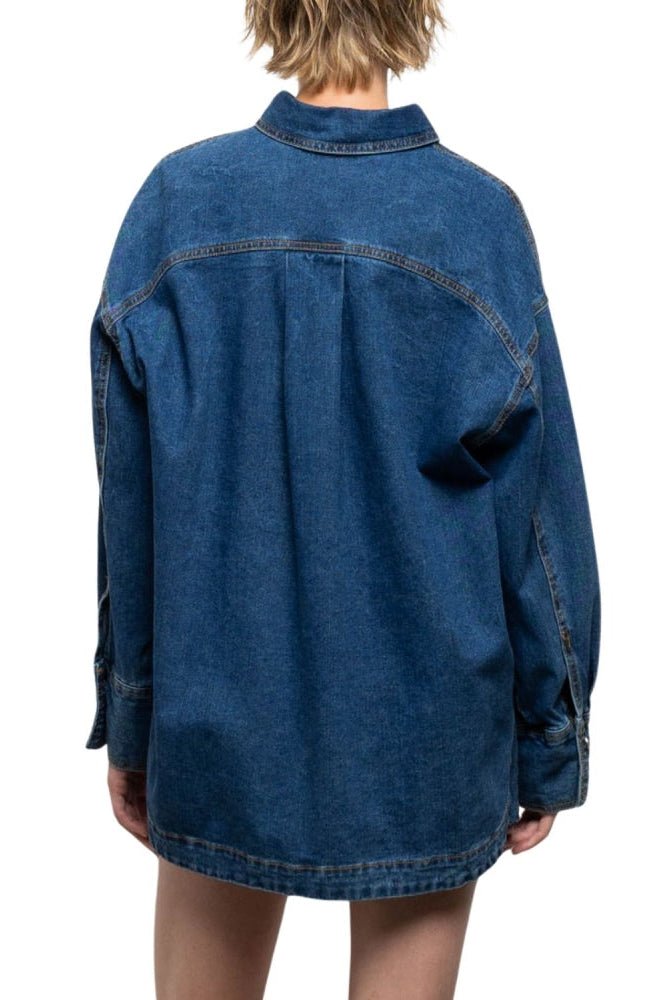 Camicia over di jeans Cassandra - YES SHOPCamicieGOD SAVE DENIMCASSANDRA-XXS1175448182771