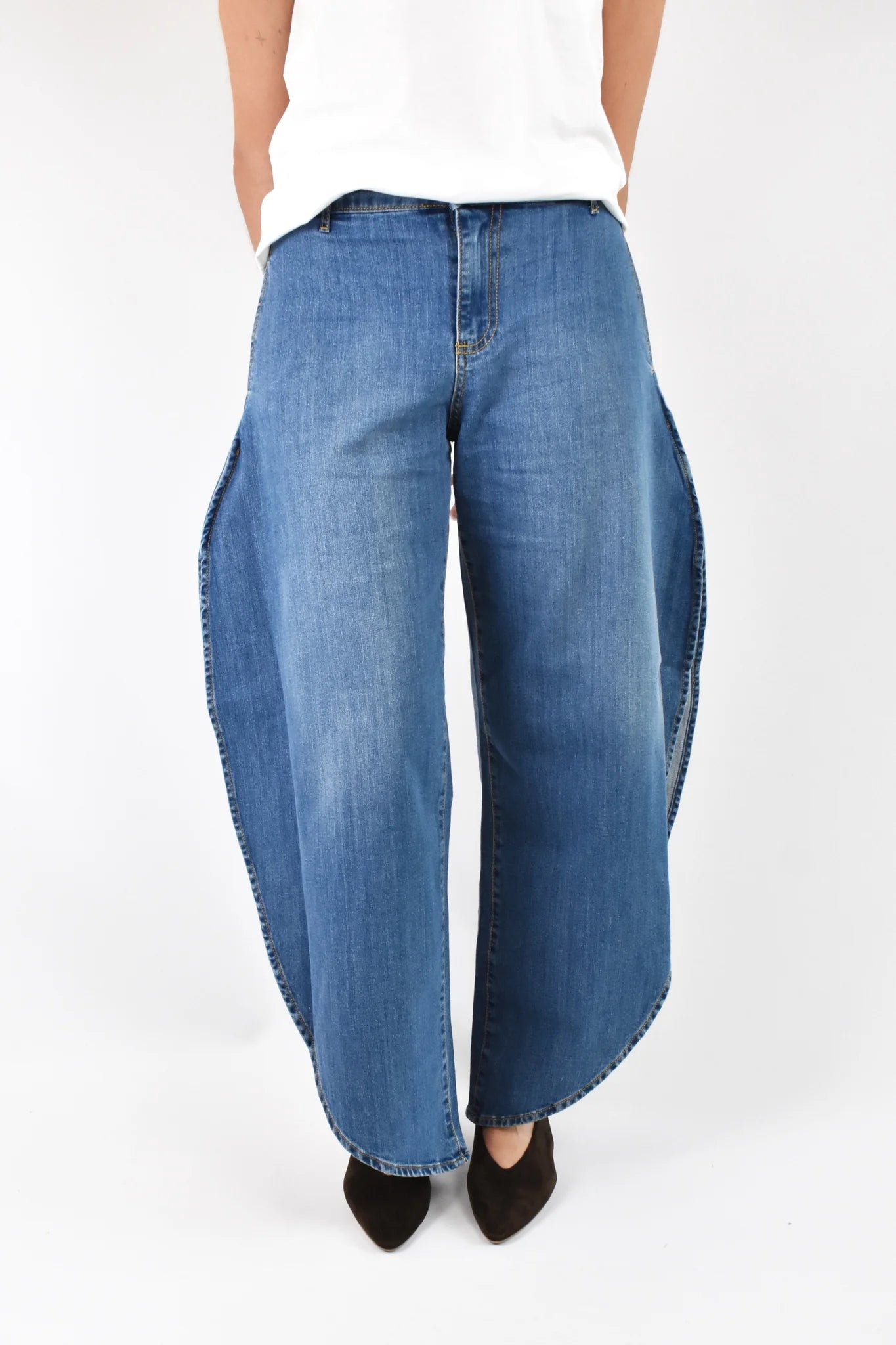 Jeans Nausica a farfalla con spacchi laterali - YES SHOPJeansGOD SAVE DENIMNAUSICA-IT 348475448182771