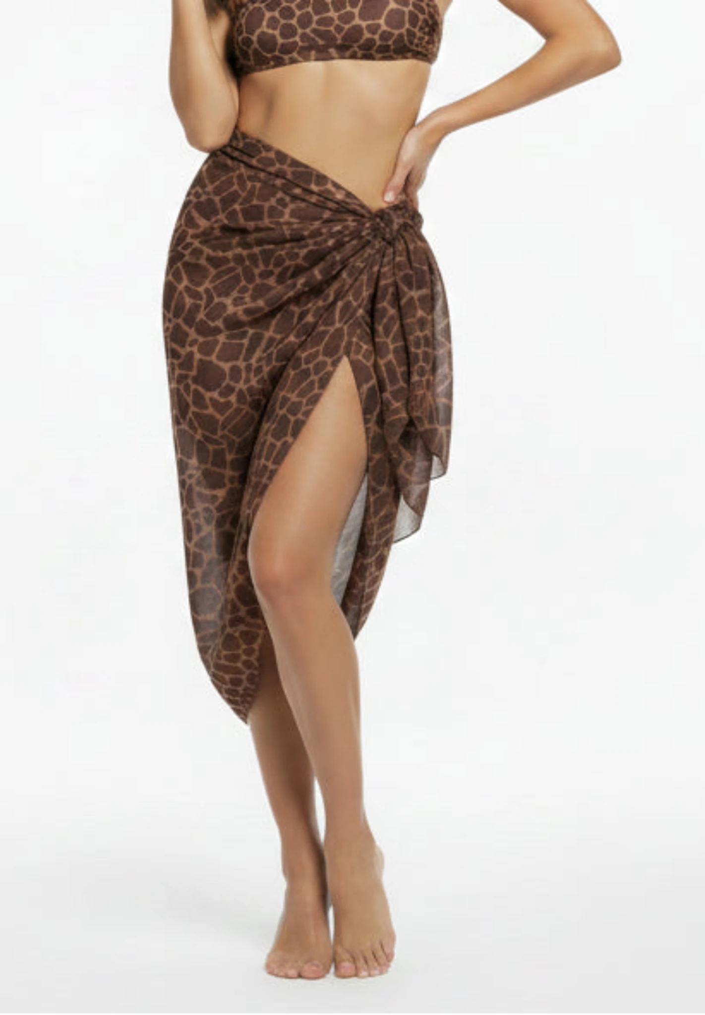 Pareo in seta voile con stampa giraffe skin - YES SHOPBeachwearMC2 SAINT BARTHTAIT001-09741L-Taglia unica1738072950871
