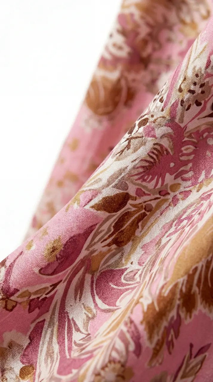 Gonna Pareo rosa con stampa floreale - YES SHOPBeachwearMISS BIKINIV6006D-Taglia unica