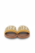 Ciabatta Ibiza in raffia bianca e oro - YES SHOPSandaliDE SIENA82-25/IBIZA-IT 363522675068771