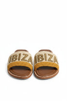 Ciabatta Ibiza in raffia bianca e oro - YES SHOPSandaliDE SIENA82-25/IBIZA-IT 363522675068771