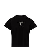 T-shirt slim in cotone nera con firma logo - YES SHOPT-shirtMM6 MAISON MARGIELAS62GD0216/M86-XXS