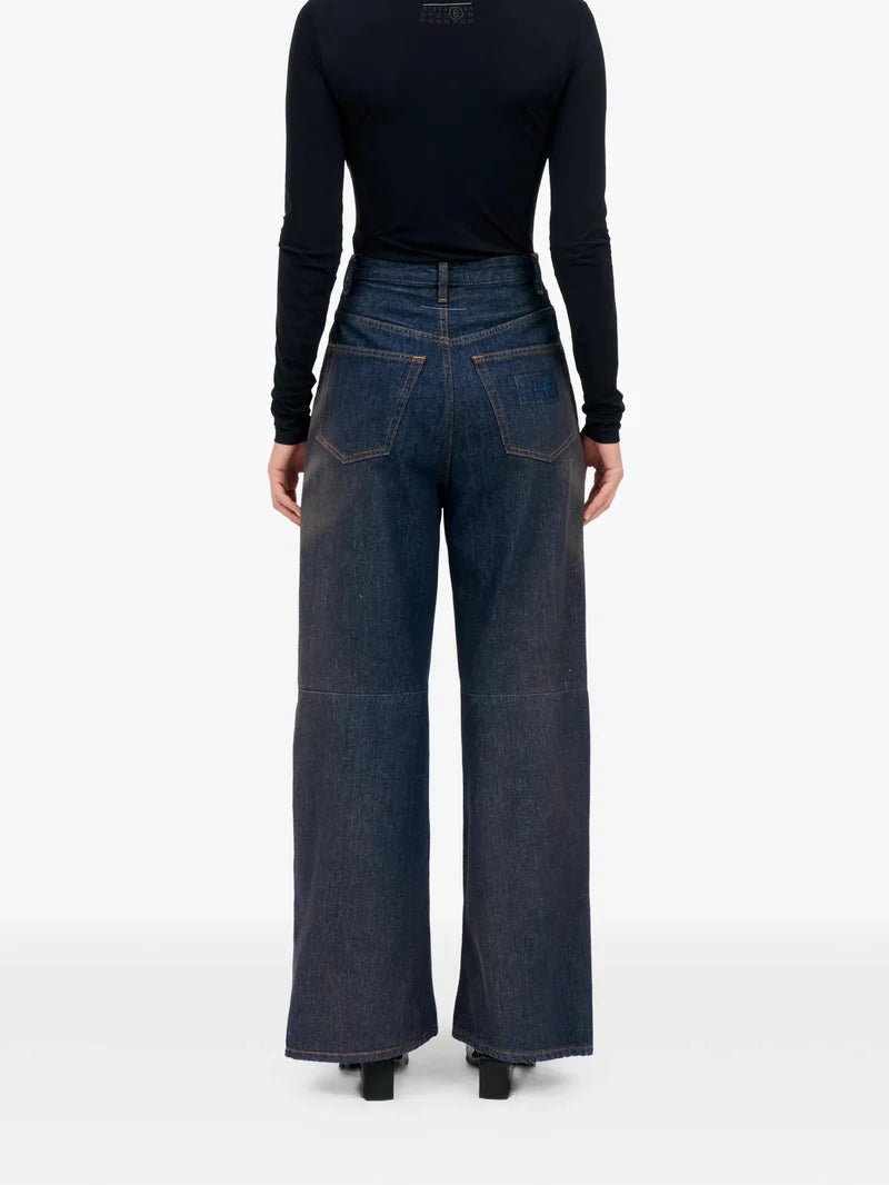 Jeans balloon 5 tasche in denim scuro - YES SHOPJeansMM6 MAISON MARGIELAS62LB0218/M68-W24