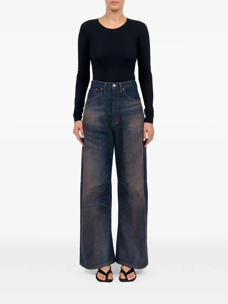 Jeans balloon 5 tasche in denim scuro - YES SHOPJeansMM6 MAISON MARGIELAS62LB0218/M68-W24