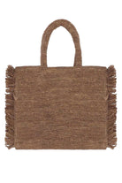 Borsa Colette in raffia scura con frange e nappina - YES SHOPBorse crossbodyMC2 SAINT BARTHCOL0026/00452L-Taglia unica9768349676771
