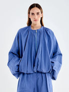 Bomber plissettato indaco - YES SHOPGiubbottiVICOLOTAB1597-05240322579871