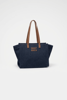 Borsa Jour medium in denim scuro e cognac - YES SHOPBorse a tracollaMC2 SAINT BARTHJOBAM01-Taglia unica