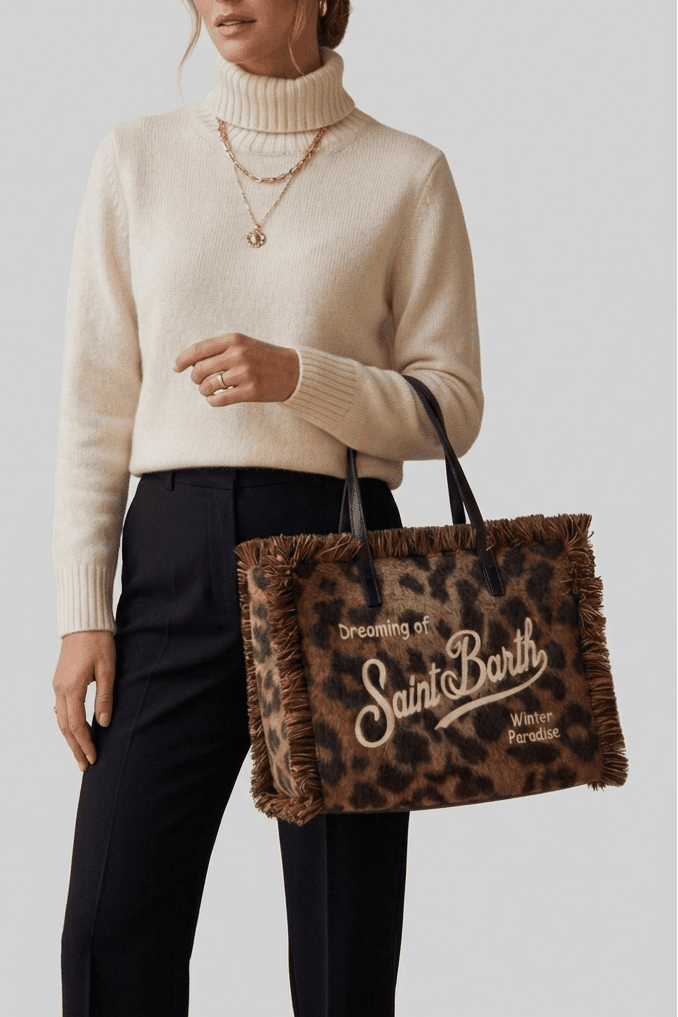 Borsa Colette stampa leopard - YES SHOPBorse a manoMC2 SAINT BARTHCOL0046/04105M-Taglia unica