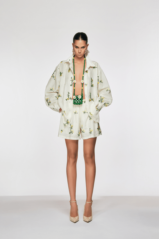 Camicia Martina panna fantasia a fiori gialla - YES SHOPCamicieOUI, ODILE!MARTINA-SHIRT-XXS5142456742771