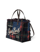 Borsa Colette patchwork in denim tartan - YES SHOPBorse a tracollaMC2 SAINT BARTHCOL0045/00597M-Taglia unica