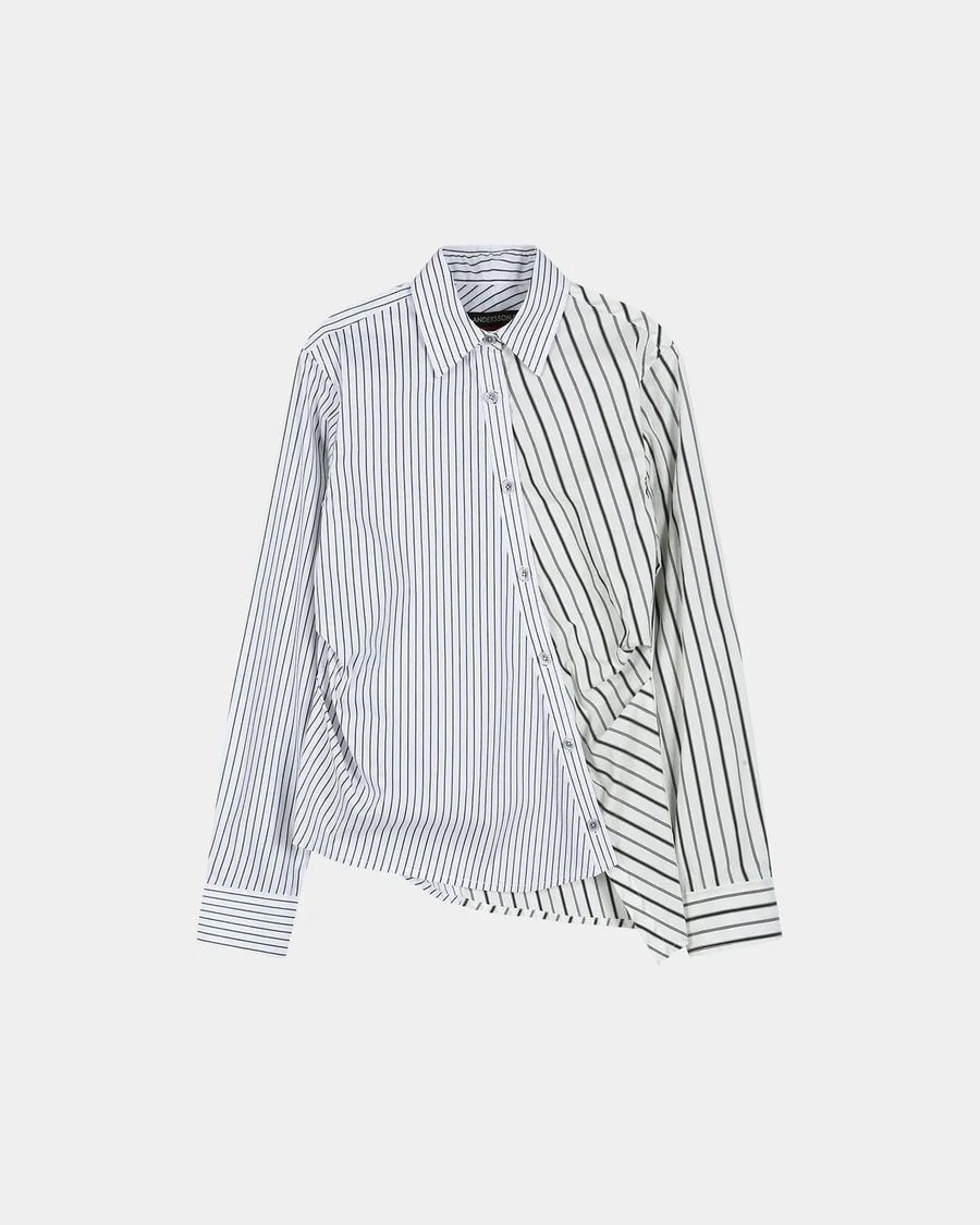 Camicia twist bianca a righe - YES SHOPca,ADSB ANDERSSON BELLATB1463W-XXS