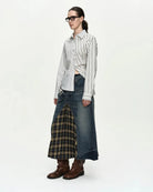 Camicia twist bianca a righe - YES SHOPca,ADSB ANDERSSON BELLATB1463W-XXS