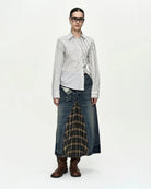 Camicia twist bianca a righe - YES SHOPca,ADSB ANDERSSON BELLATB1463W-XXS