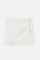 Gonna Nyra bianco in pizzo sangallo - YES SHOPShortsMC2 SAINT BARTHNYR0001/01000L-XXS5125556742771