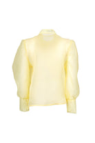Camicia Olmedo gialla con balze e applicazioni - YES SHOPCamicieODI' ODI'OLMEDO-XXS7432456742771