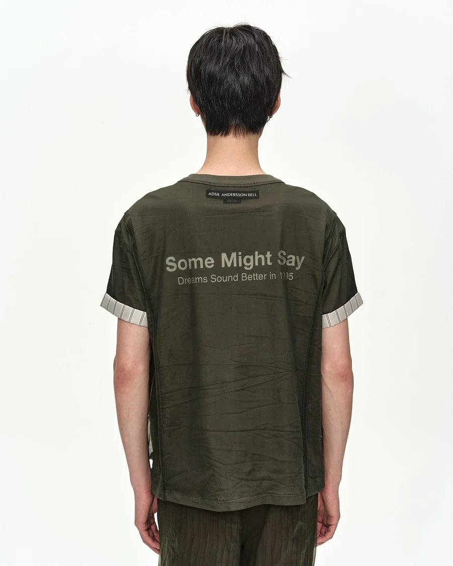 T-shirt verde sovrapposta - YES SHOPT-shirtANDERSON BELLATB1543M-XXS