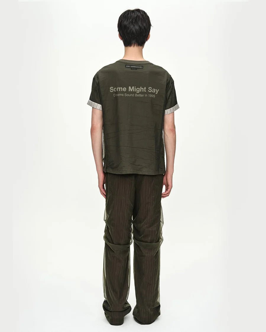 T-shirt verde sovrapposta - YES SHOPT-shirtANDERSON BELLATB1543M-XXS