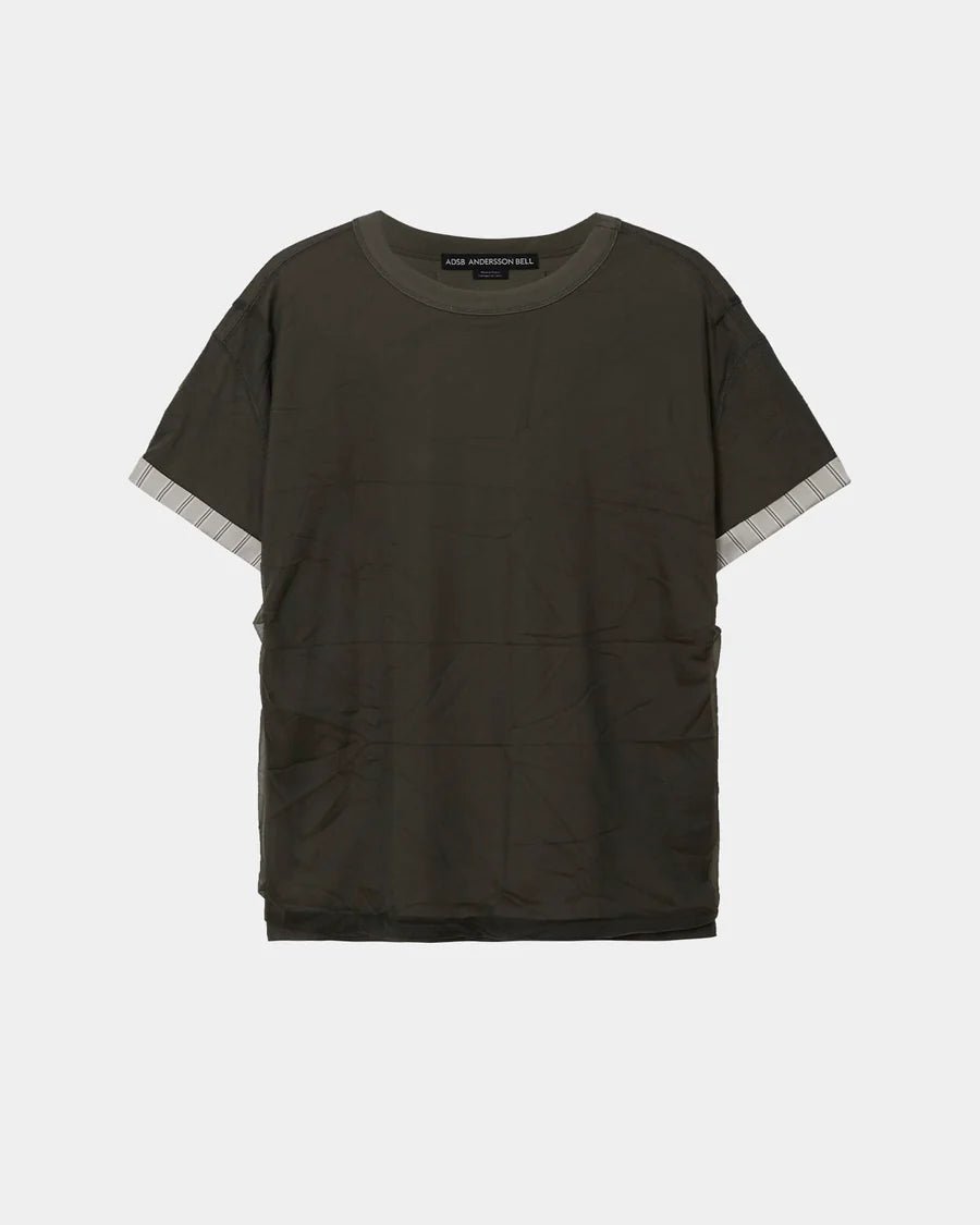T-shirt verde sovrapposta - YES SHOPT-shirtANDERSON BELLATB1543M-XXS