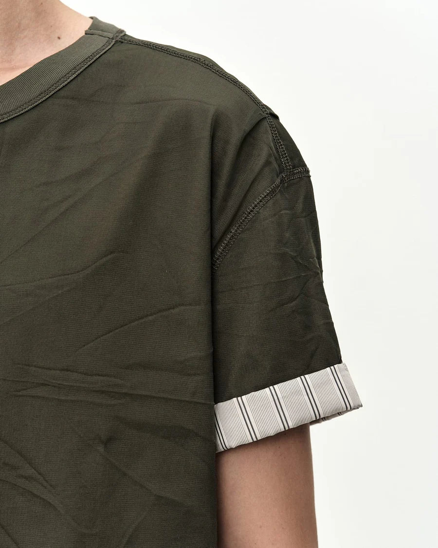T-shirt verde sovrapposta - YES SHOPT-shirtANDERSON BELLATB1543M-XXS