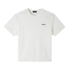 T-shirt boxy fit bianca con logo piccolo - YES SHOPT-shirtA.P.C.COHBQ-H26391-XXS1604438141771