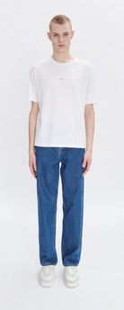 T-shirt boxy fit bianca con micro logo - YES SHOPT-shirtA.P.C.COHBW-H26386-XXS9704438141771