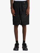Bermuda cargo nero in misto lana - YES SHOPBermudaDARK LABELDRKS274-XXS