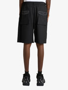 Bermuda cargo nero in misto lana - YES SHOPBermudaDARK LABELDRKS274-XXS