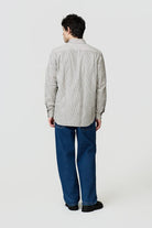 Camicia sfrangiata a righe bianca e nera - YES SHOPCamicieDANILO PAURA16DP20030000020-XXS9633164952971
