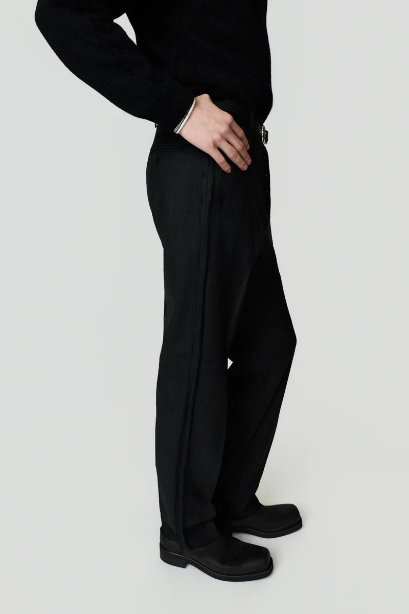 Pantalone Troy in lana antracite - YES SHOPPantaloniDANILO PAURA16DP60060000037-IT 361933164952971