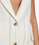 Gilet Elenoir panna gessato - YES SHOPGiletSEMICOUTUREY6SI51-IT 347689908162771