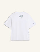 T-shirt bianca oversize con stampe art nouveau - YES SHOPT-shirtMAISON KITSUNEQM00107KJ0119-XXS9831108863771