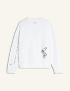Felpa bianca con stampa francobolli - YES SHOPFelpeMAISON KITSUNEQM00303KM0340-P100-XXS5011108863771
