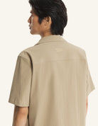 Camicia beige in seersucker - YES SHOPCamicieMAISON KITSUNEQM00407WC5082-XXS1140031776771