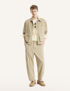 Pantalone beige cargo - YES SHOPPantaloniMAISON KITSUNEQM01106WW9082-0450-IT393411108863771
