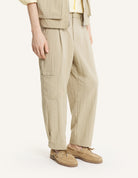 Pantalone beige cargo - YES SHOPPantaloniMAISON KITSUNEQM01106WW9082-0450-IT393411108863771