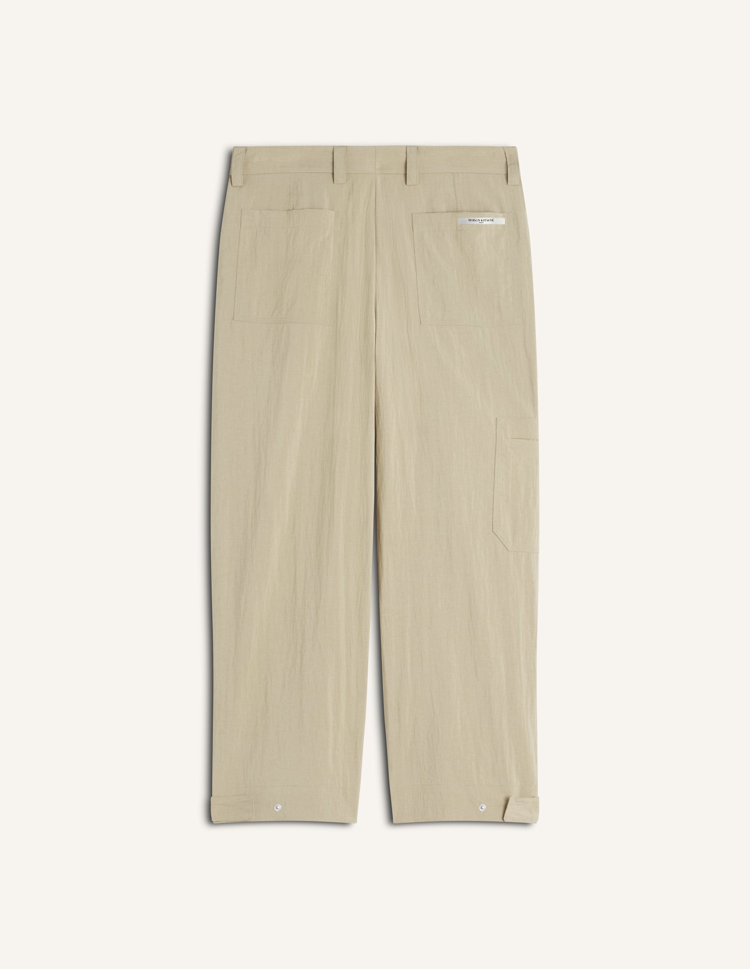 Pantalone beige cargo - YES SHOPPantaloniMAISON KITSUNEQM01106WW9082-0450-IT393411108863771