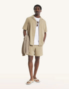 Bermuda beige in seersucker - YES SHOPBermudaMAISON KITSUNEQM01401WC5082-XXS1740031776771