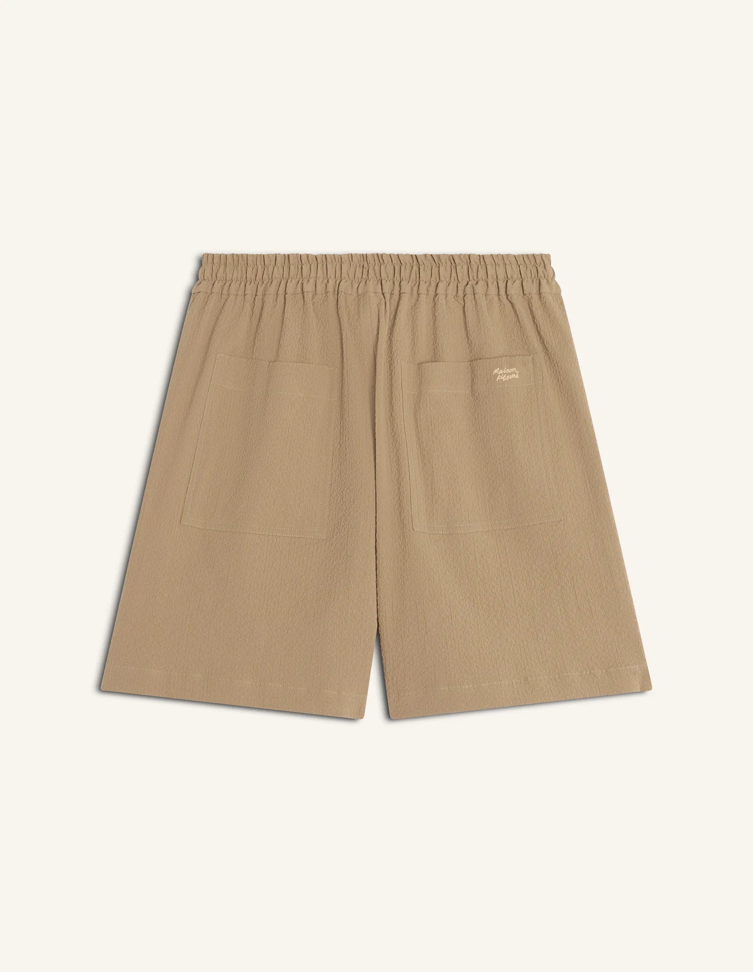 Bermuda beige in seersucker - YES SHOPBermudaMAISON KITSUNEQM01401WC5082-XXS1740031776771