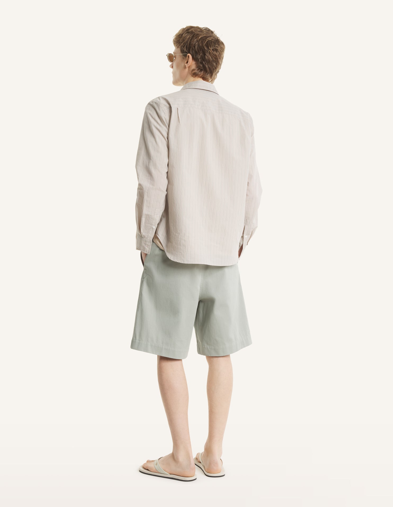 Bermuda verde acqua con elastico in vita - YES SHOPBermudaMAISON KITSUNEQM01404WW9107-XXS9840031776771